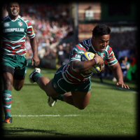 Leicester Tigers Worcester Warriors Manu Tuilagi try